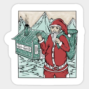 Ho ho ho happy lucky Sticker